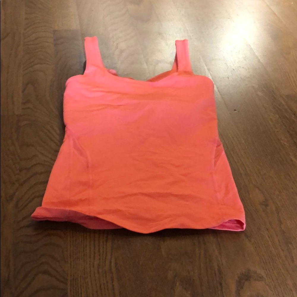 Lulu lemon tank top with built in bra